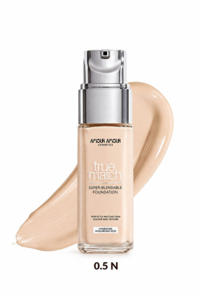 True Match Likit Fondöten 30 ml - No: 0.5N (Bej)