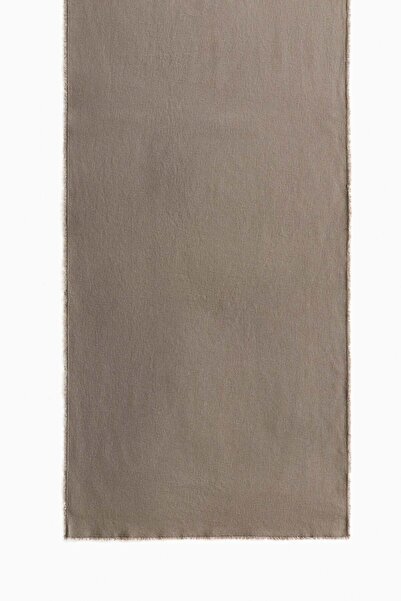 H&M Linen-blend fringed table runner
