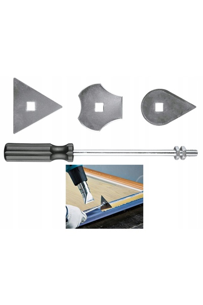 Makita SET 3 RĂZĂTOARE CU LAME PENTRU PISTOL CU AER CALD, ÎNDEPĂRTARE VOPSELE...