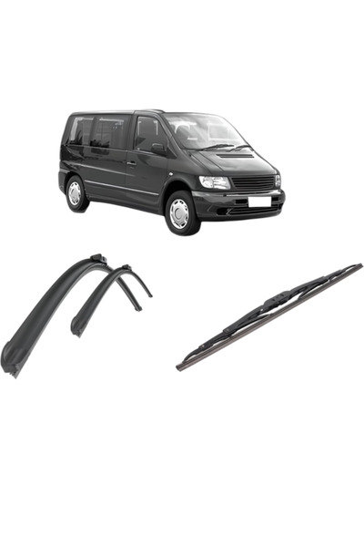 Bosch Set de 3 ștergătoare MERCEDES-BENZ V-CLASS (638/2) 1996-2003, parbriz ș...