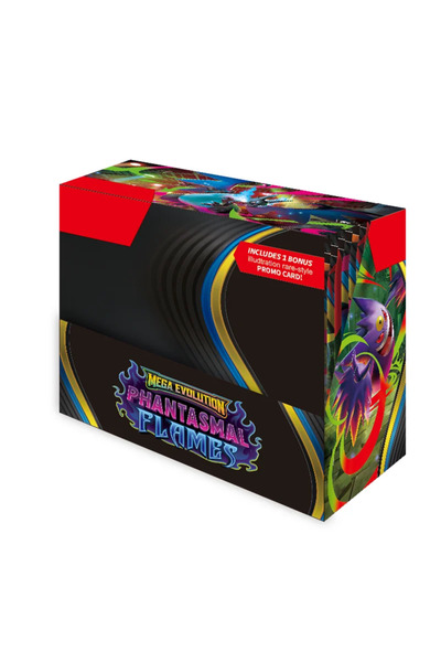 BANDAI 1 box 360Pcs/Set Poke Card MEGA EVOLUTION PHANTASMAL FLAMES Prismatic ...
