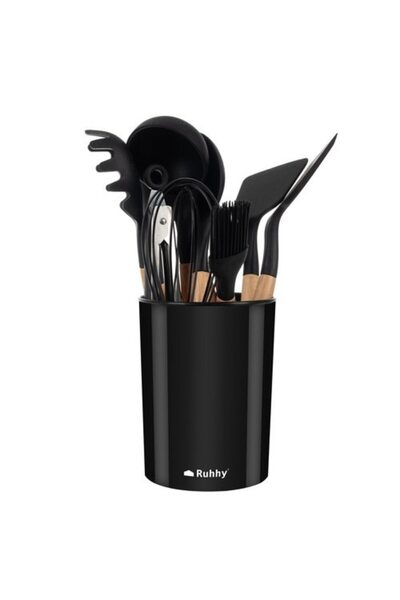 Ruhhy Set de 12 ustensile de bucătărie, rezistente la 230°C ° C, 31x12, silic...