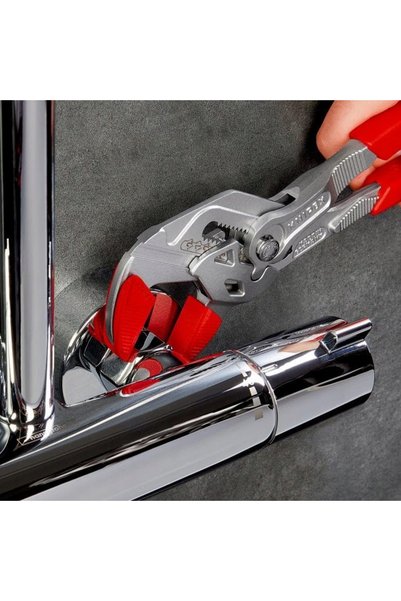 Knipex Cheie de instalații 2-în-1 de 180mm + vârfuri flexibile