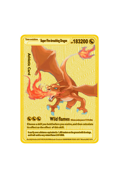 Choice 83 2026 NEW Pokemon Metal Card 10000 Points Arceus Charizard Super Car...