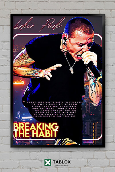 tablomaxtbx Breaking The Habit Linkin Park Music Rock Song Frame View Tablou ...