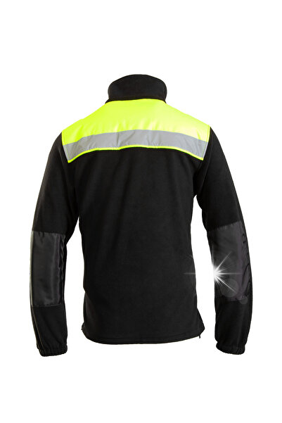 BENEFIT Hanorac de lucru POLAR RIVAL REFLECTIVE HV negru/galben mărimea 3XL