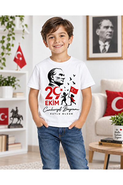 Alfa Tshirt أقواس حمراء وبيضاء - تي شيرت أبيض مطبوع عليه DTG ليوم 29 أكتوبر و...