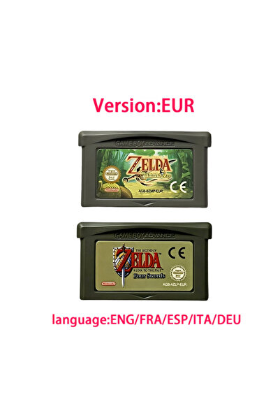 BANDAI Zelda EUR-2 style HOT SALE GBA Game Cartridge 32 Bit Video Game Consol...