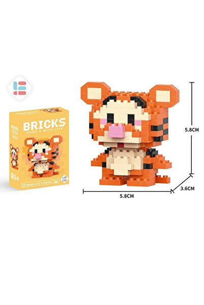 Choice No Box Tigger Cartoon Character Building Blocks Set - LiLo Stitch Winn...