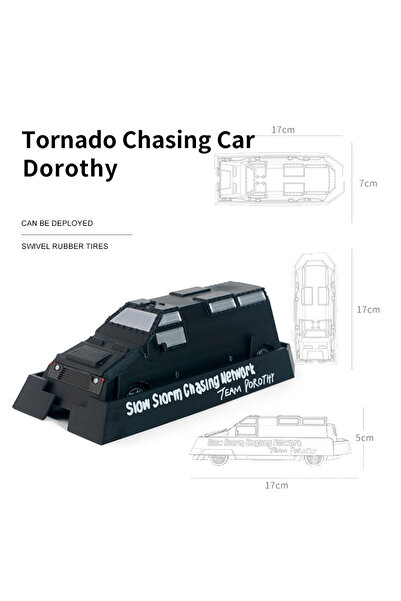 Choice Dorothy Storm Interceptor Titus Tornado Chaser Armored Vehicle Model M...