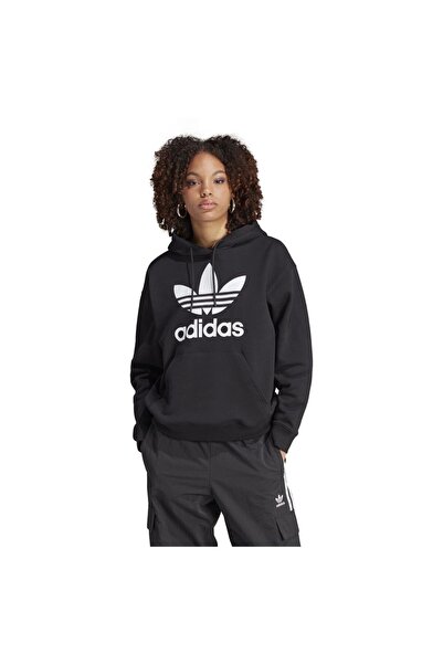 adidas Γυναικείο Φούτερ με Κουκούλα Trefoil M