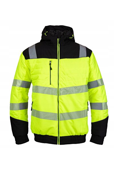 BENEFIT Jachetă de lucru de iarnă HI VI SAFE galbenă mărimea 3XL