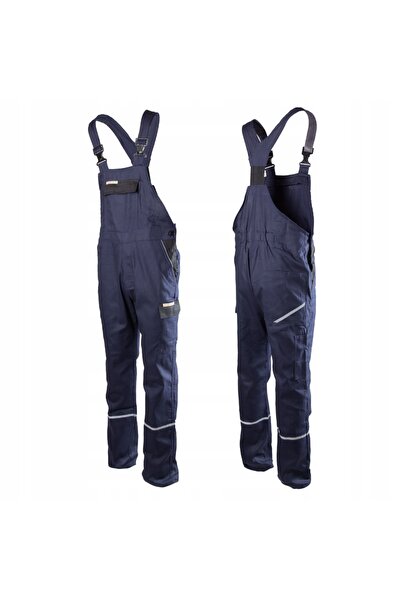 Brixton Salopetă din bumbac NATUR, pantaloni bleumarin 106