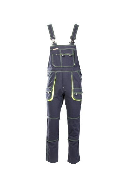 Brixton Salopetă SPARK montersky gri/galben 62