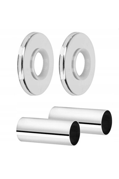 DIAMOND Set pentru încălzitor cu rozete simple cromate 1/2