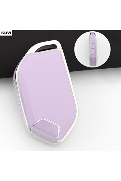 Choice Purple only case Fashion TPU Car Key Fob Case Cover Chain For Kia Sore...