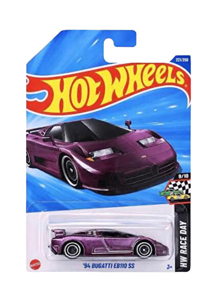 HOT WHEELS '94 Bugatti EB110 SS Uzun Kart Oyuncak Araba