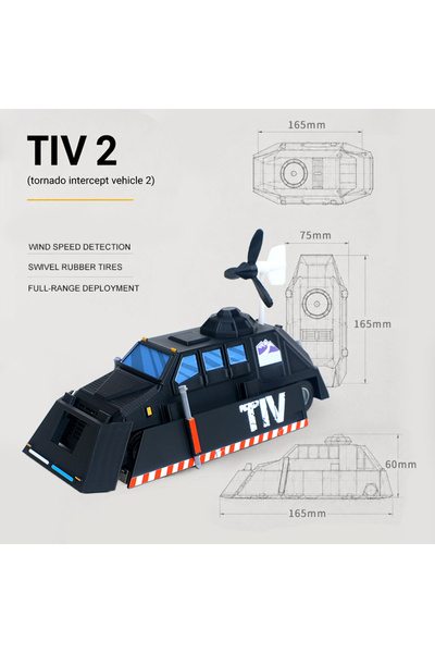 Choice TIV2 Car Storm Interceptor Titus Tornado Chaser Armored Vehicle Model ...