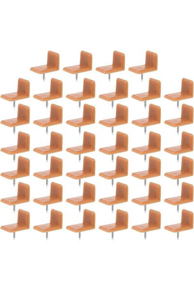 Generic 40pcs Shaped Plastic Drawer Slides Abs Iron Cabinet Glides Smooth Mov...