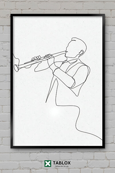 tablomaxtbx Clarinet Clarinet Music Instrument Poster Art Frame Look Decorati...