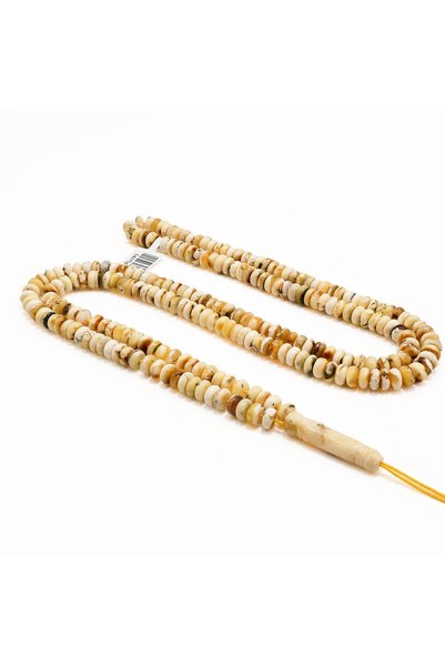 Generic Brand Kaliningrad Amber Cheese Shuane Rosary – 99+ Beads, 3.5–7mm Dis...