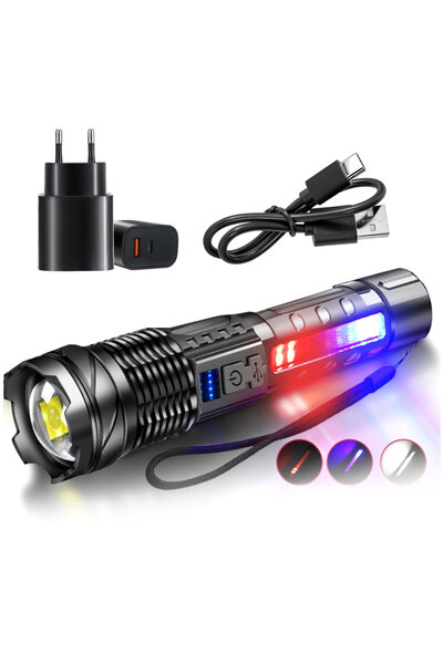 Choice Add plug High Powerful LED Flashlights Long Range 150M Super Bright To...