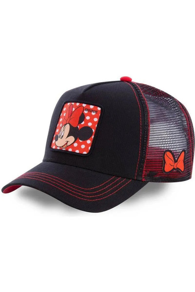 Miniso Minnie Kawaii Mickey Trucker Cap Mesh Back Baseball Hat Adjustable Car...
