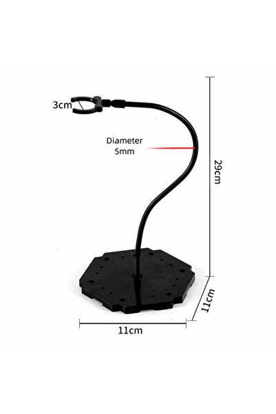 Choice A-Black Snake Tube Anime Figure Stand PVC 29cm Toy Bracket Accessories...