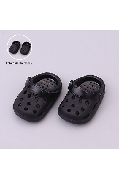Choice Black Cute Mini Doll Clog Shoes Suitable for LABUBU 10cm & 15cm Cotton...