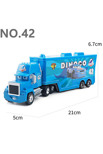 Choice 013 Pixar Cars Truck Storm Jackson Model Car 1/55 Die Casting Containe...