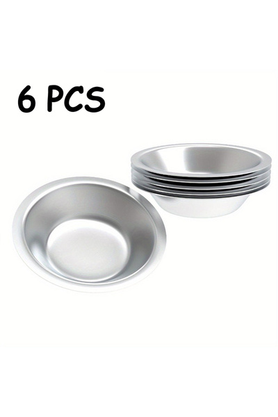 Choice B-6PCS 6/12/20 قطعة أوعية خلط ألوان الطلاء من الفولاذ المقاوم للصدأ، ص...