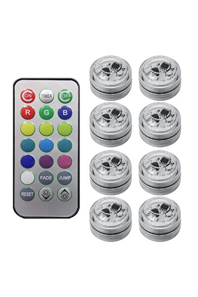 Choice 8 lamps 1 Controller Wireless Adhesive LED Car Interior Ambient Light ...