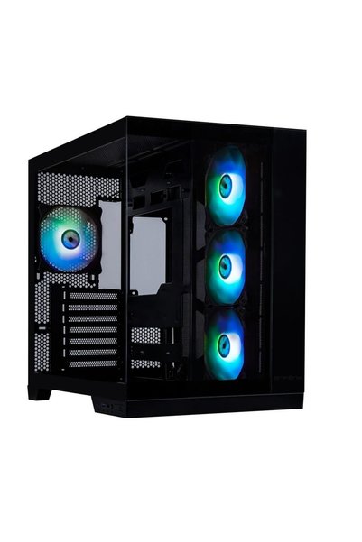 BitFenix MH100 750W 80+ Gold Gen5 ATX 3.0 Tempered ARGB USB 3.1 ATX Siyah Mid Tower Oyuncu Kasası