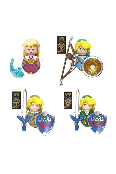 Choice 4PCS DT8906 Cartoon Building Blocks Educationa DIY Toy Mini Anime Figu...