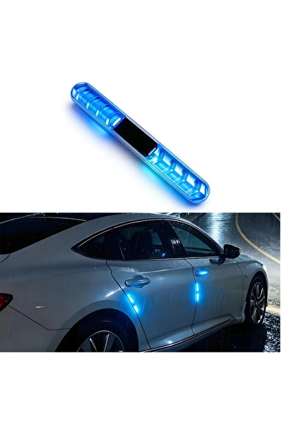 Choice مصباح تحذير LED للسيارة يعمل بالطاقة الشمسية، متعدد الألوان RGB، مقاوم...