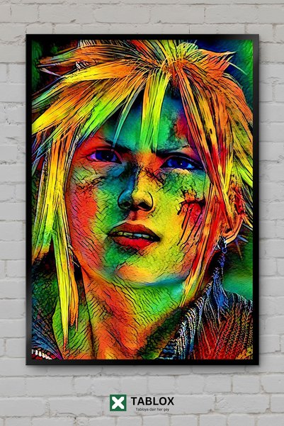 tablomaxtbx Poster artistic cu nori colorați, cu aspect decorativ, pictură de...