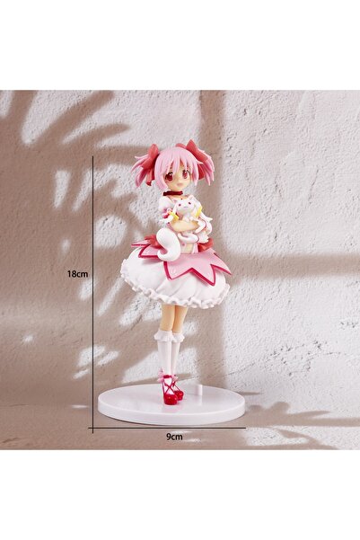 BANDAI 1 قطعة 18 سم مجسم أنمي لطيف للغاية على شكل فتاة سحرية بعيون غزال دائري...