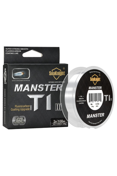 SeaKnight 100M 8LB 0.234mm Brand MANSTER T1 II Series 100%Two-layer Fluorocar...