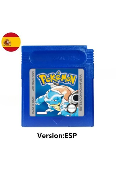 Choice حزمة خراطيش بوكيمون Azul ESP ==HOT USA ESP FRA GBC باللون الأحمر/الأزر...