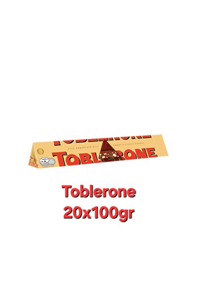 Toblerone Sütlü Çikolata 100gr x 20Ad