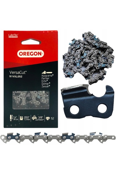 Oregon GHIDAJ 14'' 35 cm 3/8 1,3 52 VERIGE + LANȚ COMPATIBIL MAKITA HUSQVARNA
