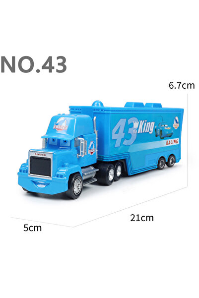 Choice 014 Pixar Cars Truck Storm Jackson Model Car 1/55 Die Casting Containe...