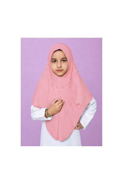 Linda Hijab Girls Hijab for Kids – Modest Islamic Headscarf with Decorative F...