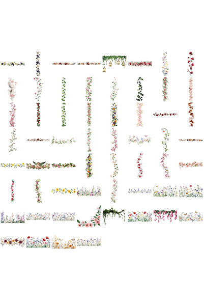 Choice SLP271-60pcs 50pcs Flower Plant Stickers Hand Tent DIY Stick Labels Sc...