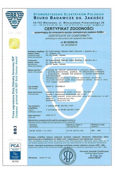 Elektrokabel Turek Cablu electric rotund flexibil OMY Electrocable 2 x 1.0
