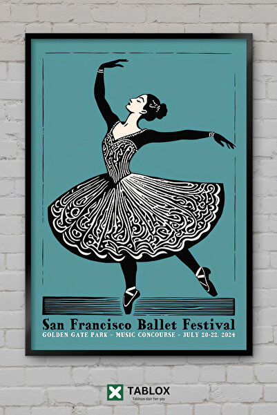 tablomaxtbx Ballet Bale Dans 2024 Poster artistic Aspect cadru Decorativ Pict...
