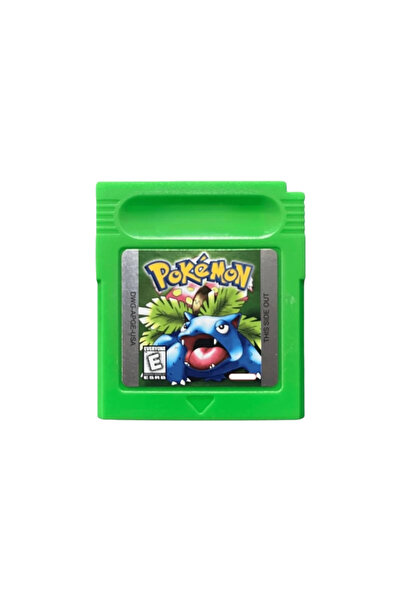 BANDAI بطاقة لعبة بوكيمون GBC أمريكية خضراء، إصدارات بريزم أحمر، أزرق، كريستا...
