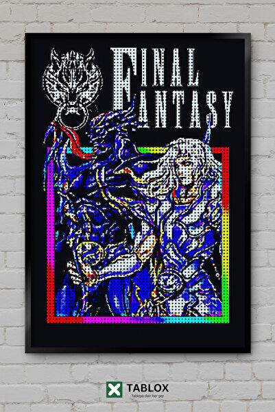 tablomaxtbx Cecil Character Final Fantasy Game Poster Framed Decorative Mdf P...