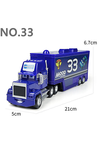 Choice 009 Pixar Cars Truck Storm Jackson Model Car 1/55 Die Casting Containe...