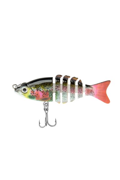 Choice Color 5 CIBO 1pc Mini Multi-Segment Fish Bionic Hard Bait-6cm/5g-Suita...